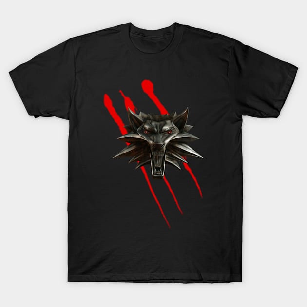 Witcher blood T-Shirt by massimilianoraponi